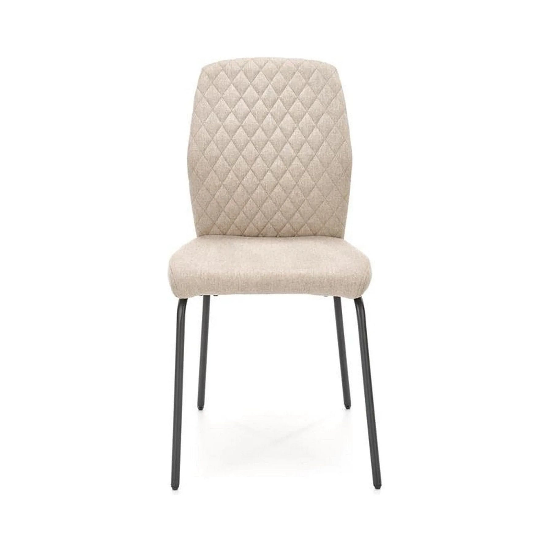 Scaun bej cu design modern, ideal pentru dining sau living – primabucata