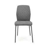 Scaun gri cu design modern, ideal pentru dining sau living – primabucata
