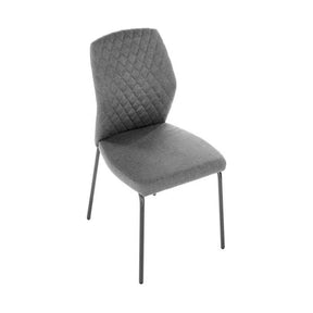 Scaun gri cu design modern, ideal pentru dining sau living – primabucata