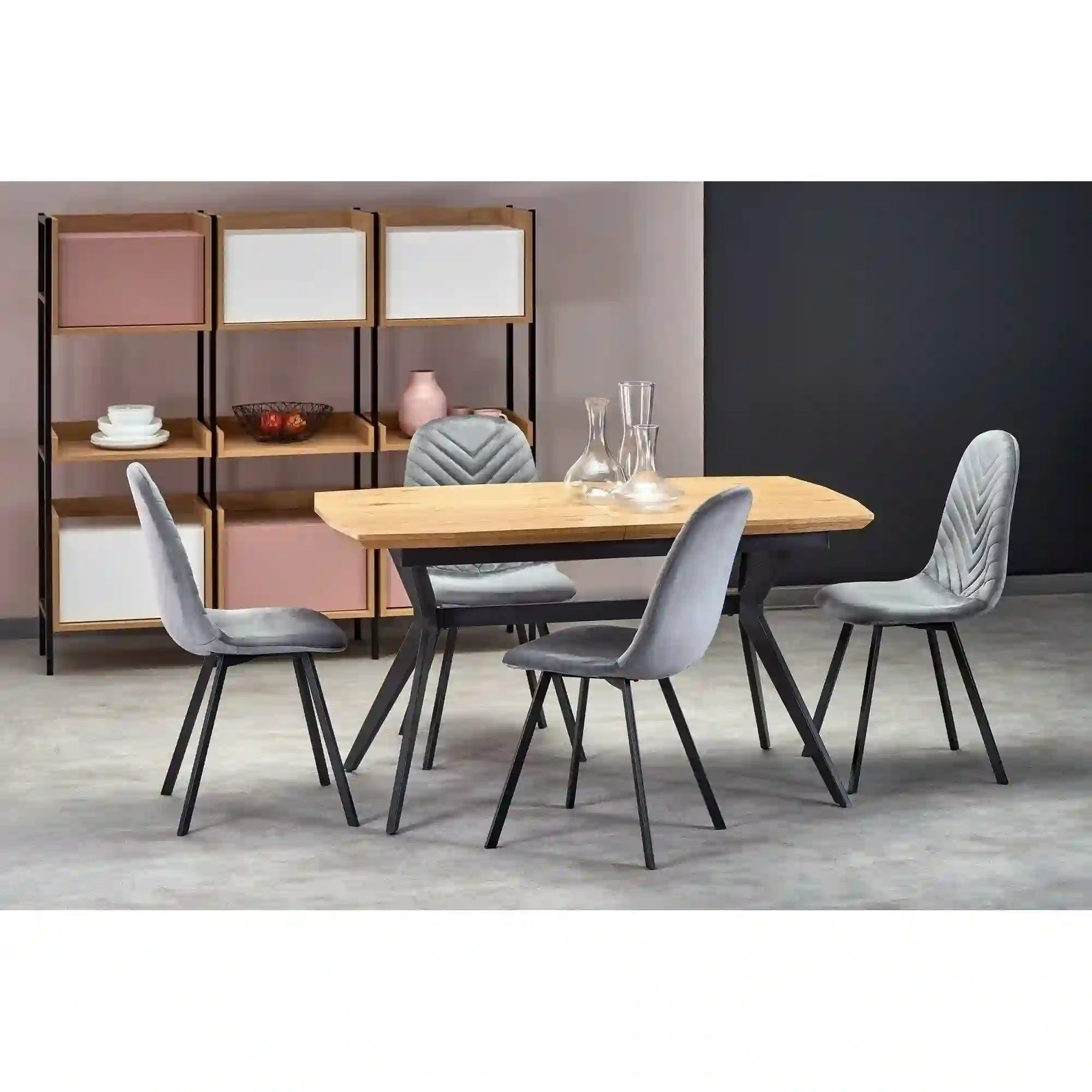 Scaun HOUSTON OCN-36522, gri/negru