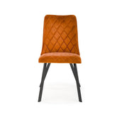 Scaun HOUSTON OCN-36527, caramiziu/negru