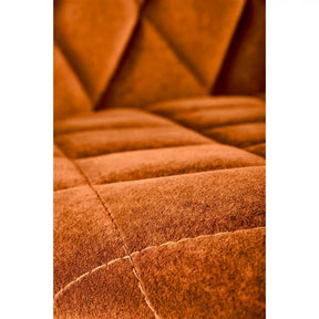 Scaun HOUSTON OCN-36527, caramiziu/negru
