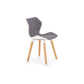 Scaun HOUSTON OCN-36540, gri/alb/stejar