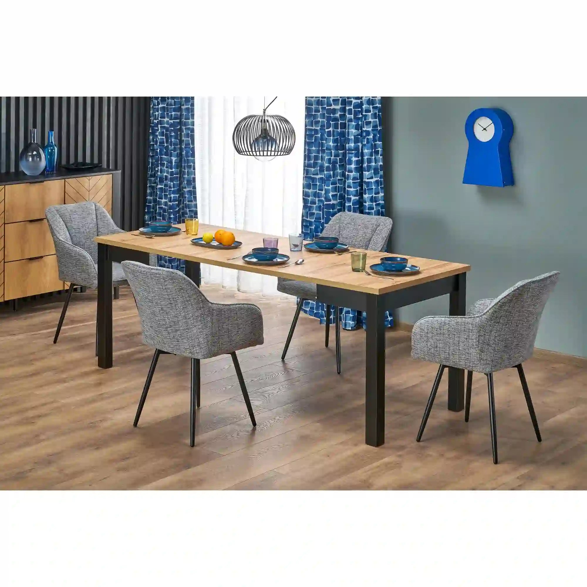 Scaun HOUSTON OCN-36551, gri/negru