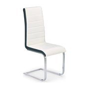 Scaun HOUSTON OCN-36578, alb/negru/crom