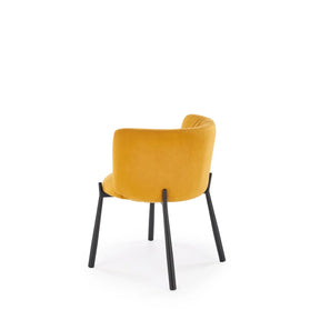 Scaun HOUSTON OCN-36582, galben mustar/negru