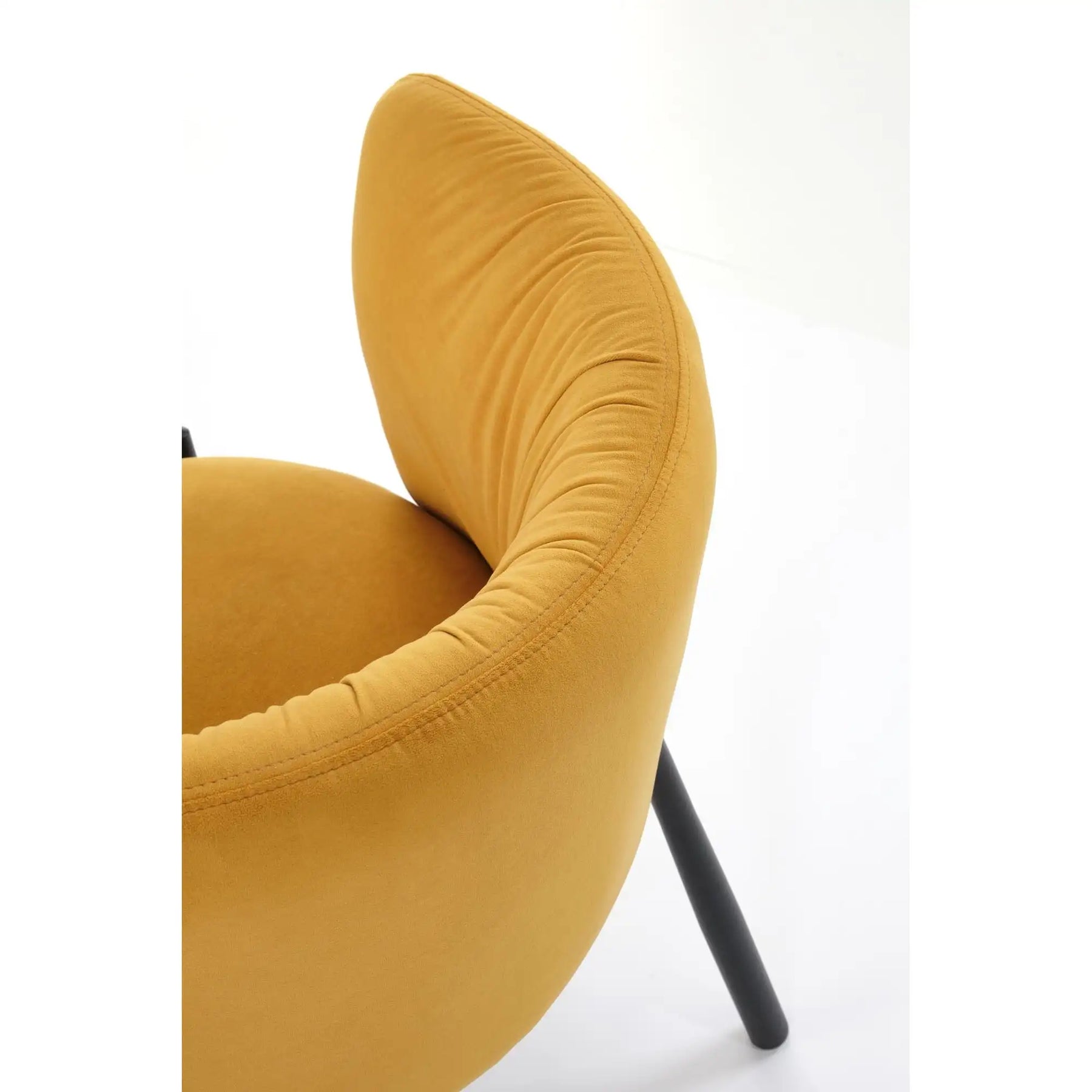 Scaun HOUSTON OCN-36582, galben mustar/negru