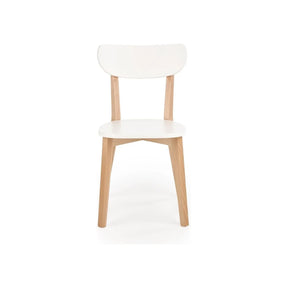 Scaun HOUSTON OCN-36609, alb/stejar/fag