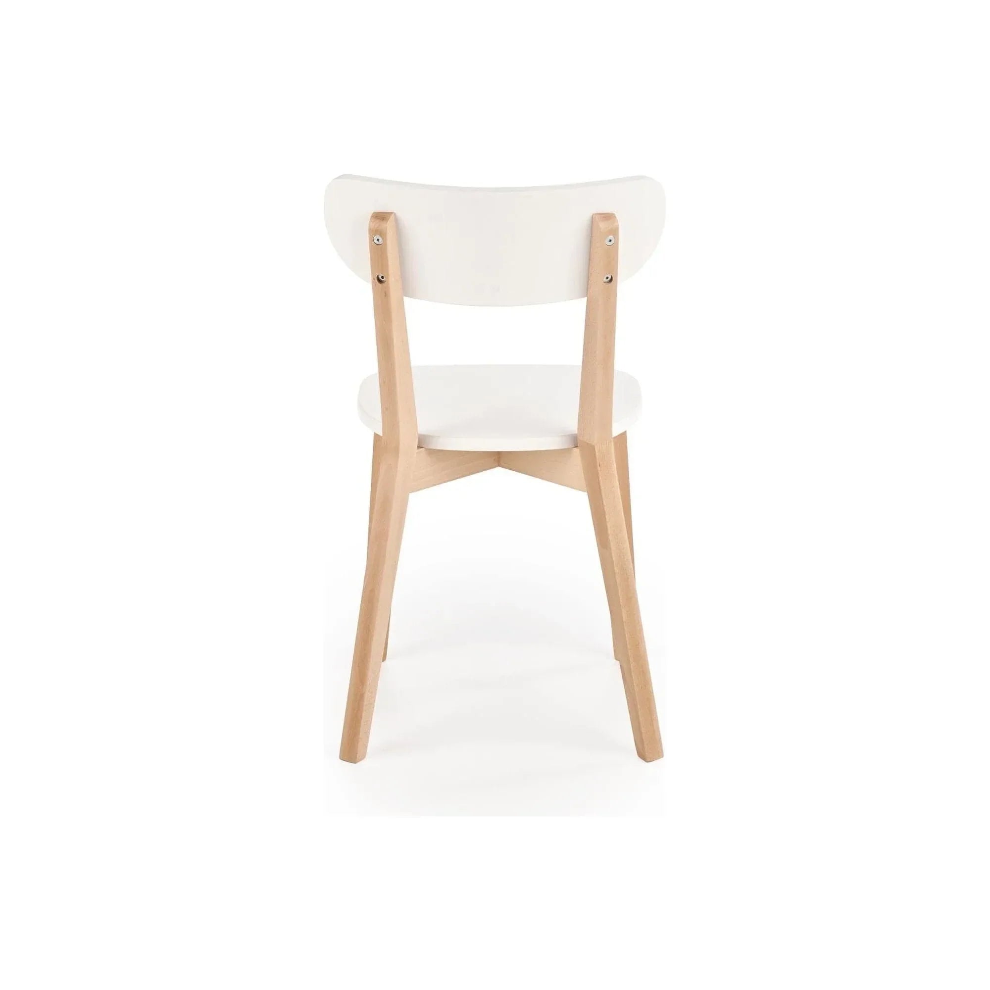 Scaun HOUSTON OCN-36609, alb/stejar/fag