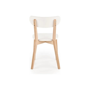 Scaun HOUSTON OCN-36609, alb/stejar/fag