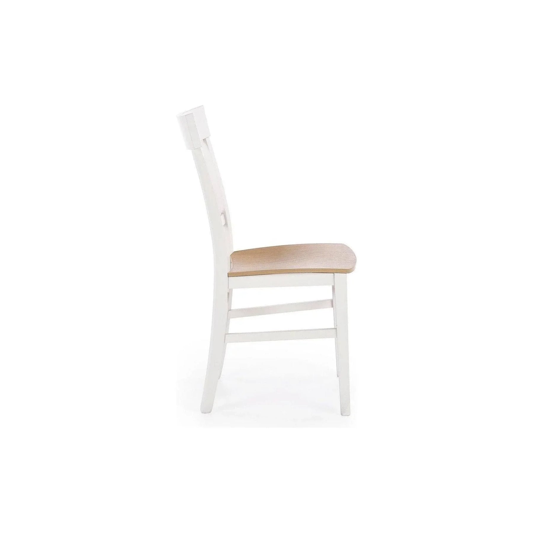 Scaun HOUSTON OCN-36617, stejar alb/alb/fag