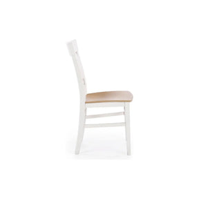 Scaun HOUSTON OCN-36617, stejar alb/alb/fag