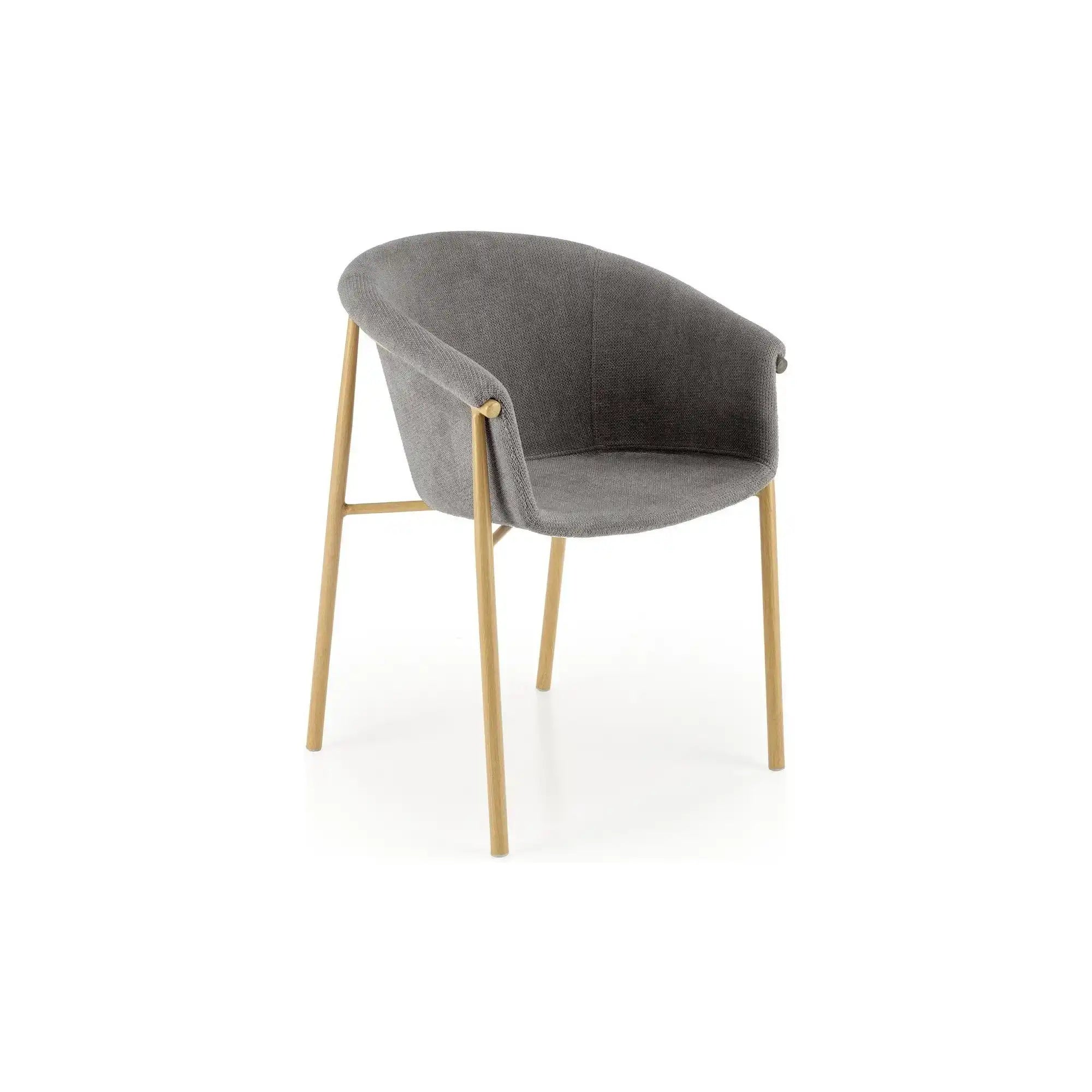 Scaun HOUSTON OCN-36619, gri/stejar