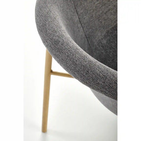 Scaun HOUSTON OCN-36619, gri/stejar