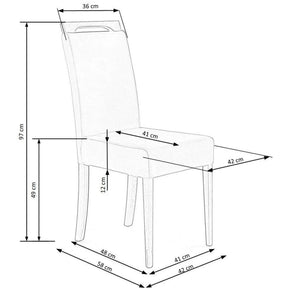 Scaun HOUSTON OCN-36625, verde/stejar