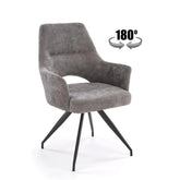 Scaun HOUSTON OCN-36650, gri/negru