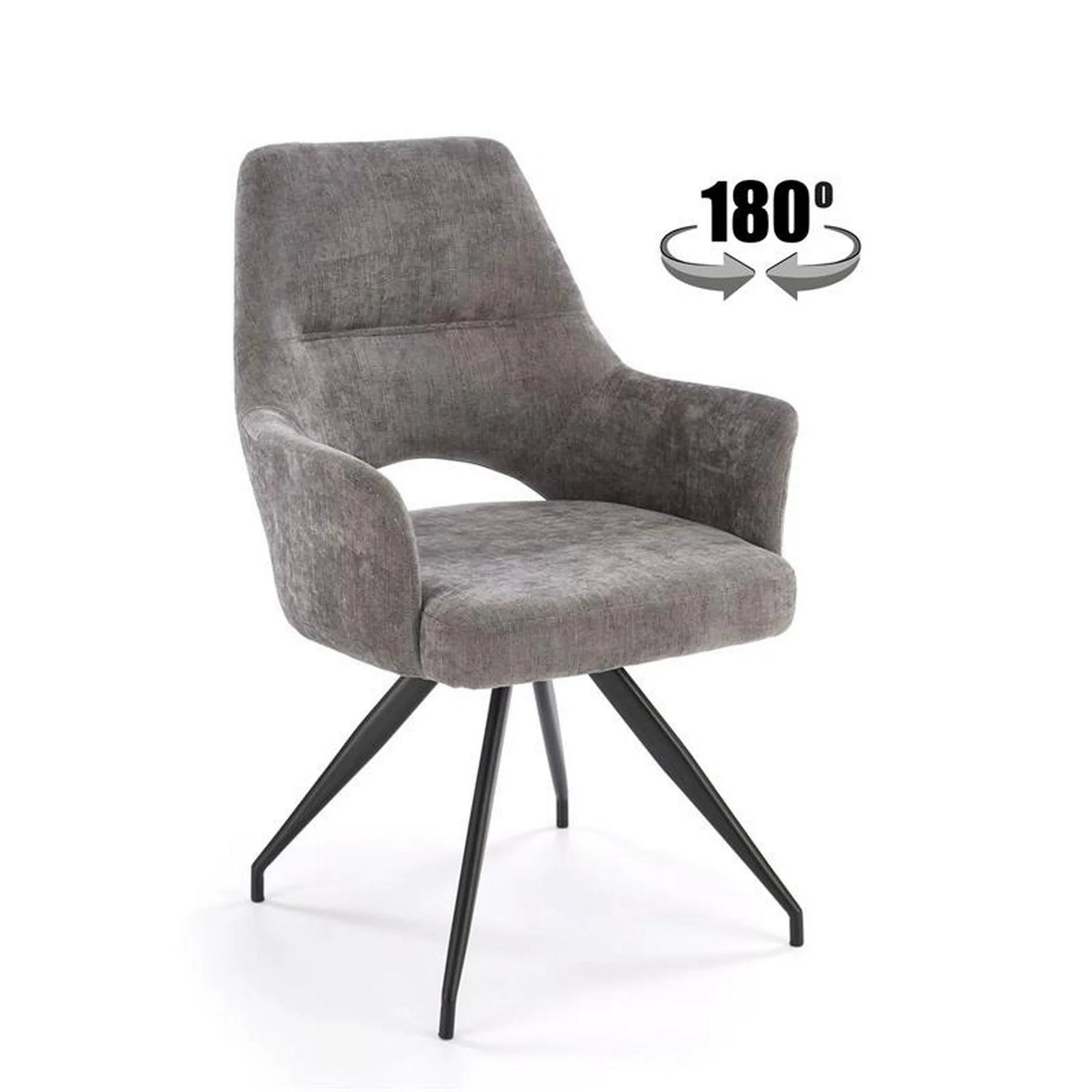 Scaun HOUSTON OCN-36650, gri/negru