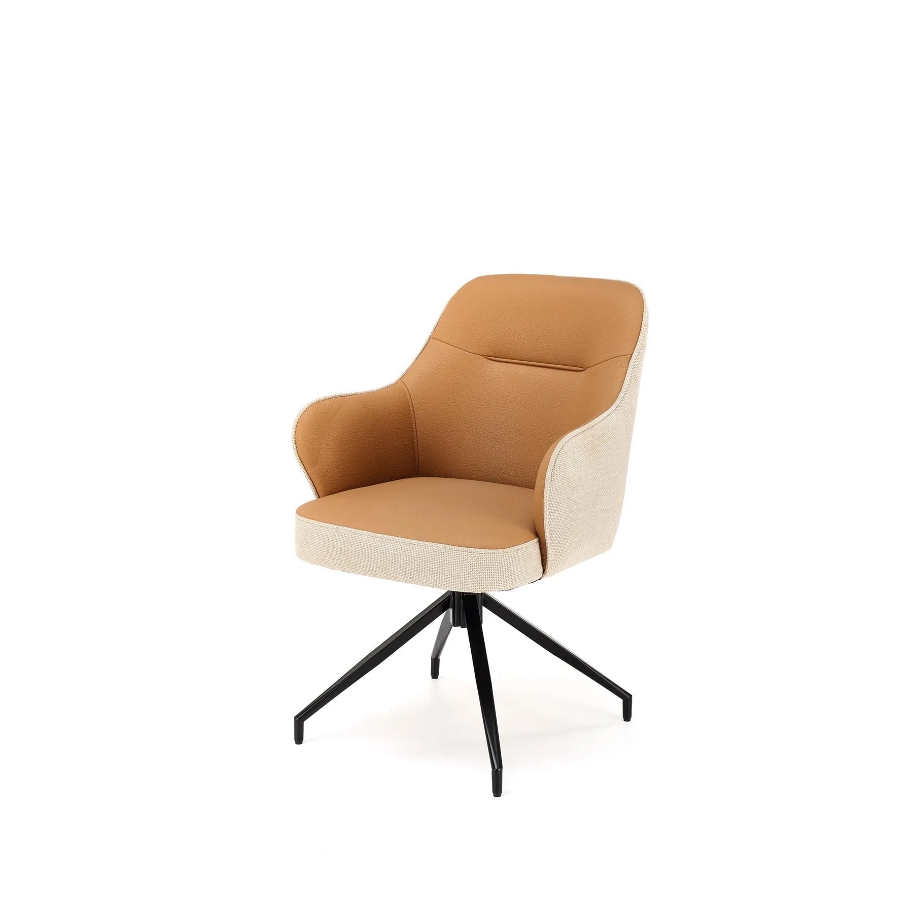 Scaun HOUSTON OCN-36671, maro/bej/negru