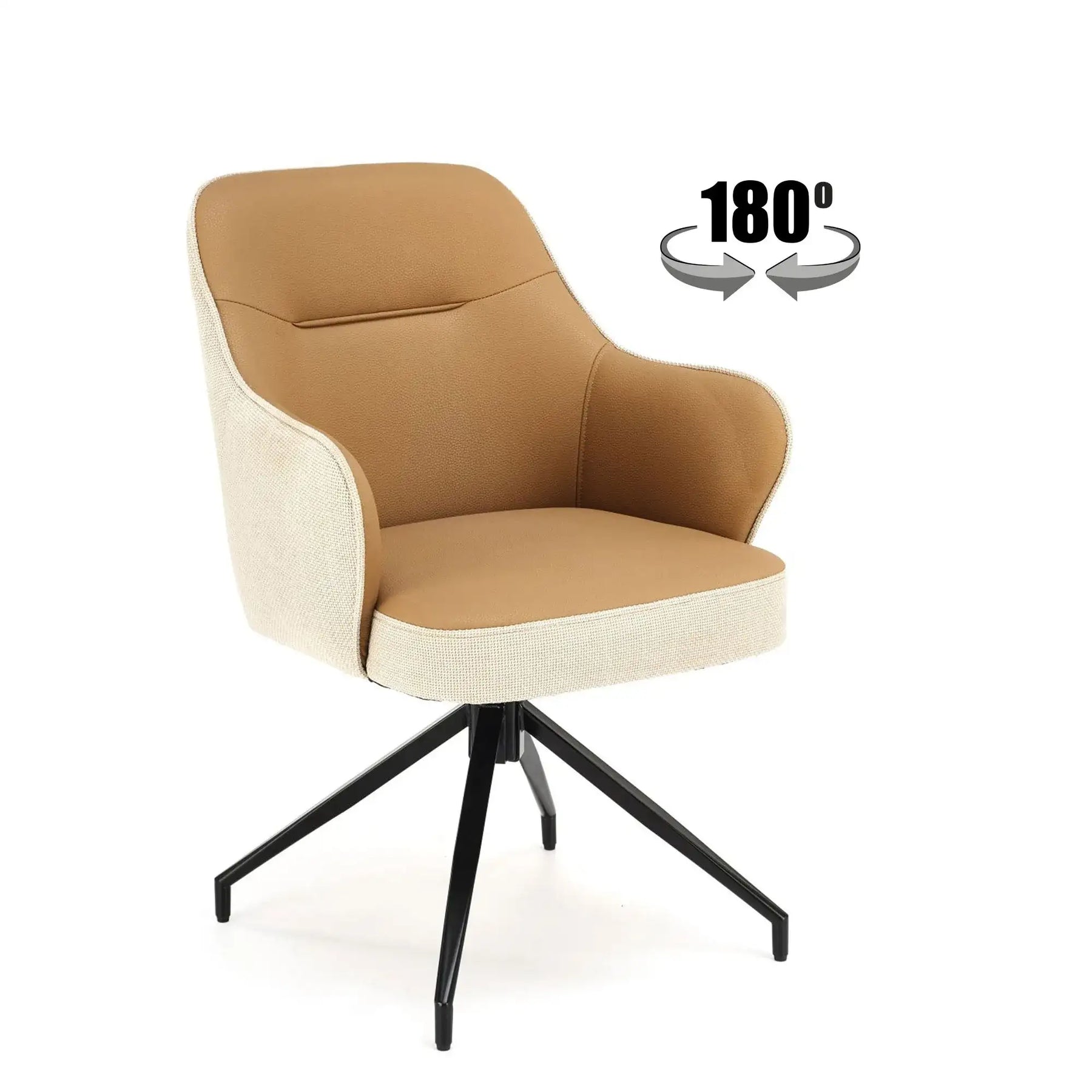 Scaun HOUSTON OCN-36671, maro/bej/negru