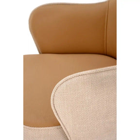 Scaun HOUSTON OCN-36671, maro/bej/negru