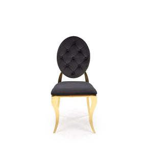 Scaun HOUSTON OCN-36679, negru/auriu