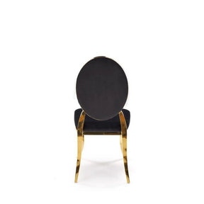 Scaun HOUSTON OCN-36679, negru/auriu