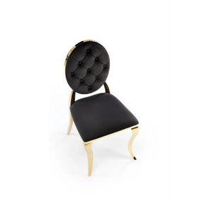 Scaun HOUSTON OCN-36679, negru/auriu