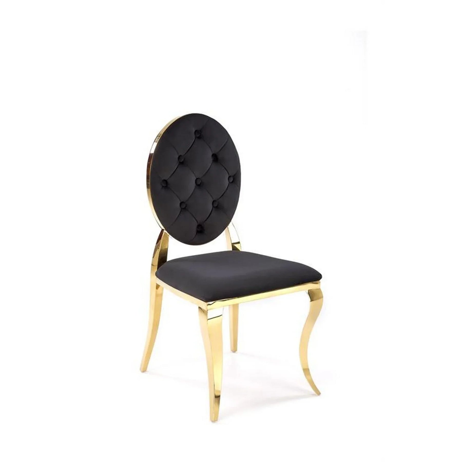 Scaun HOUSTON OCN-36679, negru/auriu