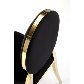 Scaun HOUSTON OCN-36679, negru/auriu