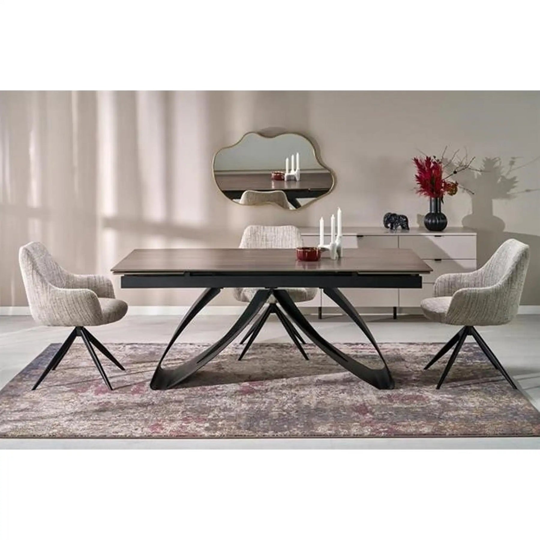Scaun HOUSTON OCN-36683, bej/negru