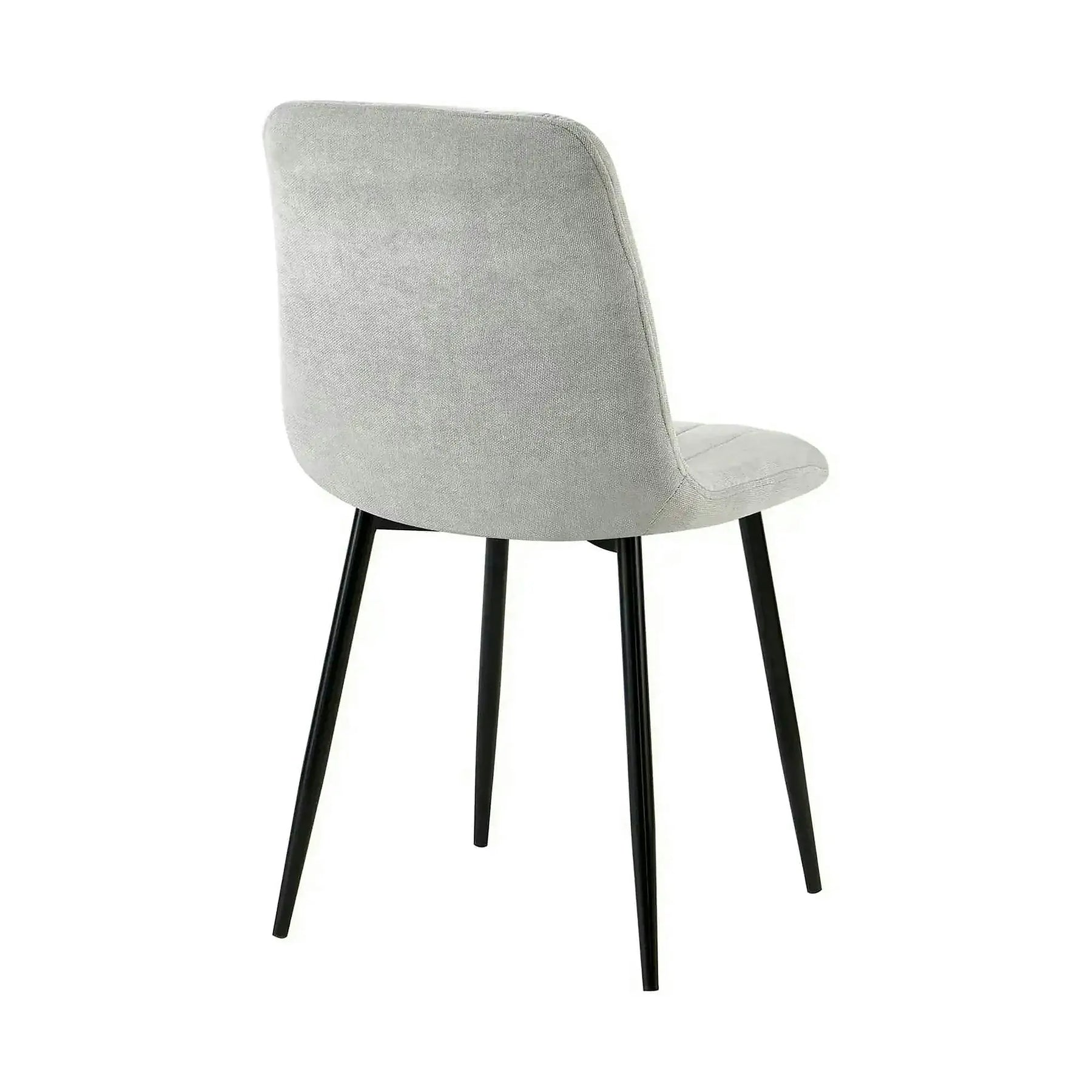 Scaun JET, stofă clasică/metal, gri deschis/negru, 44×54×88 cm