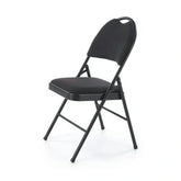 Scaun K566, negru, stofa clasica/otel, 46x53x86 cm