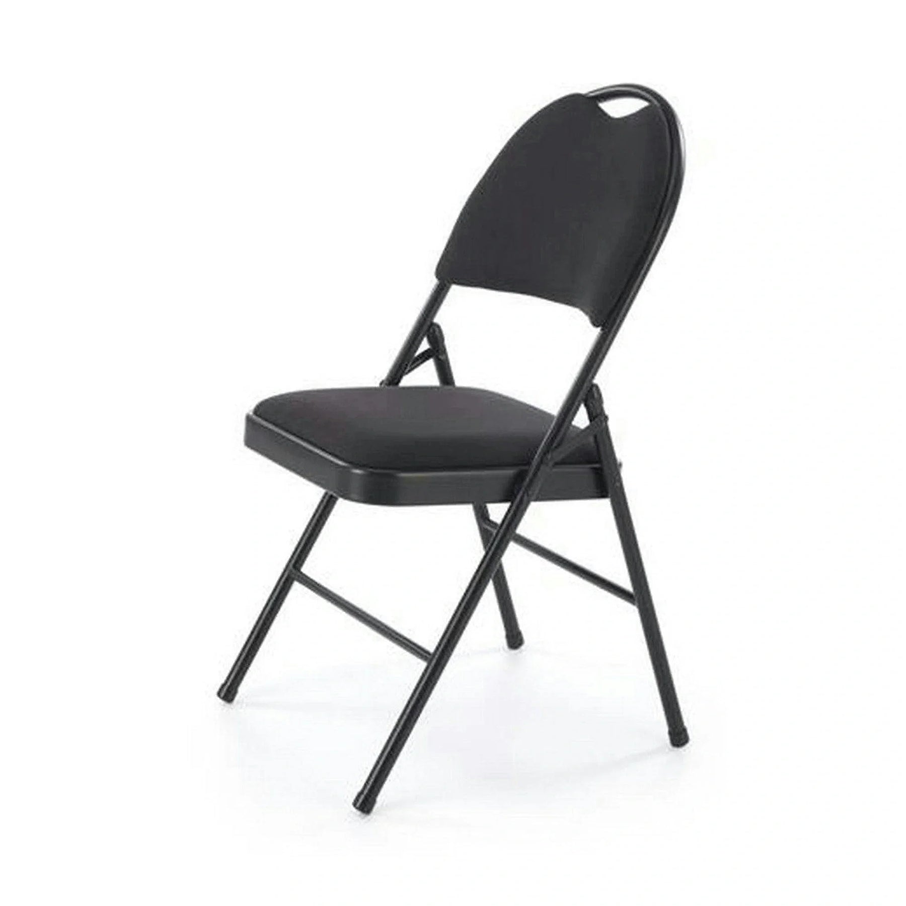 Scaun K566, negru, stofa clasica/otel, 46x53x86 cm
