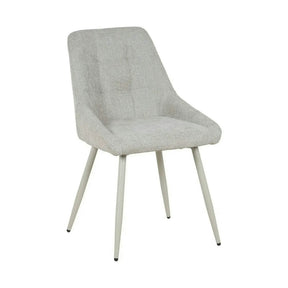 Scaun KENT, grej/gri deschis, stofa clasica/metal, 50x60x84 cm