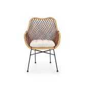 Scaun terasa HOUSTON OCN-36661, stejar/maro