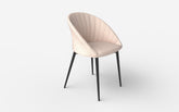 Scaun K357 bej, 53x50x80x48 cm
