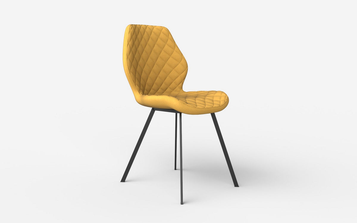 Scaun K360 galben, 51x64x90x48 cm