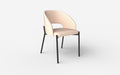 Scaun tapitat K373, bej, 51x57x77 cm