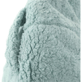 Fotoliu puf ALMERO, verde menta, material textil/ EPS(bilute din polistiren), 75x75x75 cm