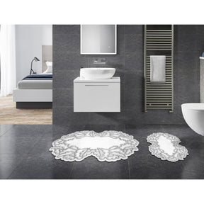Set 2 covorase baie AMSTERDAM OCN-33857, gri/alb