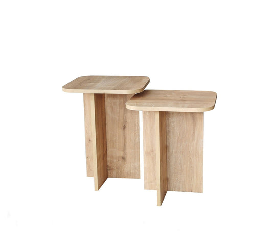 Set 2 masute cafea AMSTERDAM OCN-31728, stejar