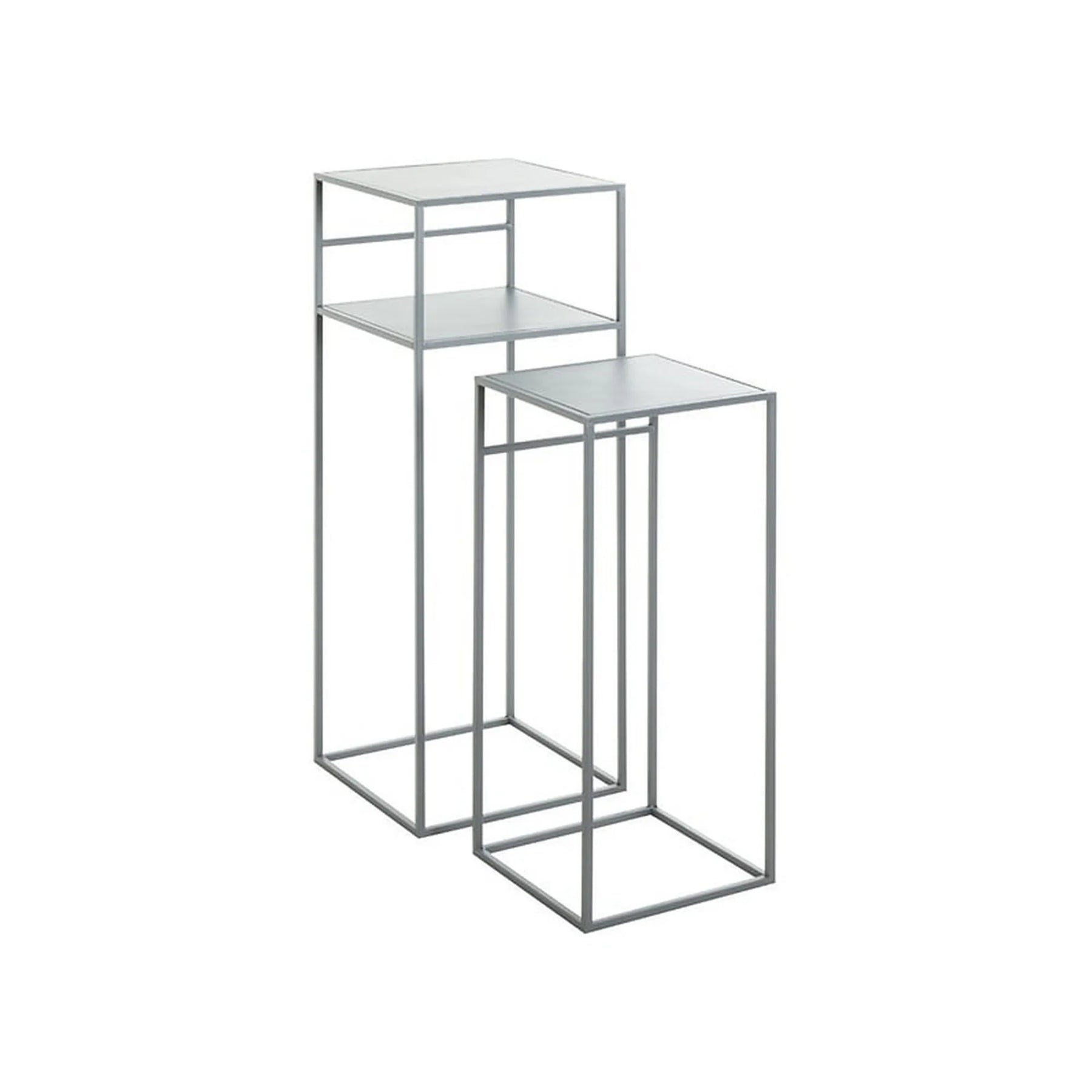 Set 2 masute cafea BERGEN OCN-29045, gri