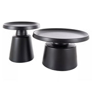 Set 2 masute cafea DETROIT OCN-39061, negru mat