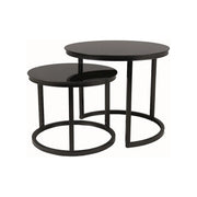 Set 2 masute cafea DETROIT OCN-39125, negru