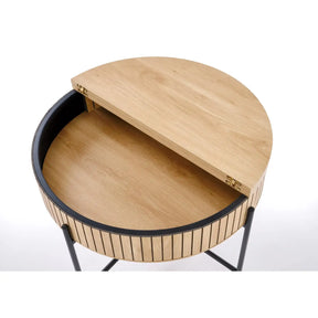 Set 2 masute cafea HOUSTON OCN-37018, stejar/negru