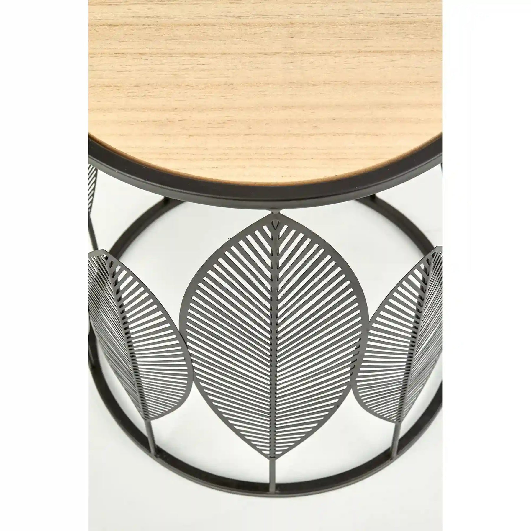Set 2 masute cafea HOUSTON OCN-37172, stejar/negru