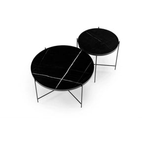 Set 2 masute cafea HOUSTON OCN-37187, negru