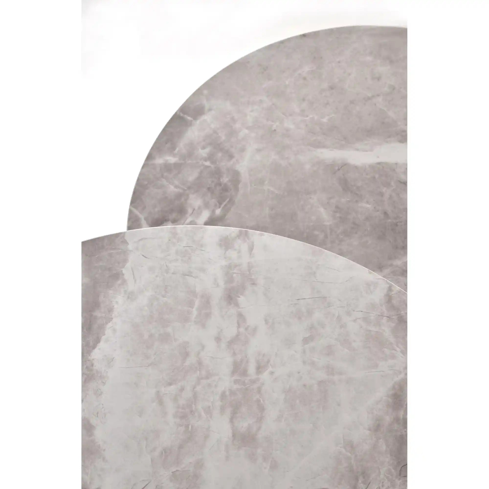 Set 2 masute cafea HOUSTON OCN-37238, gri/grafit