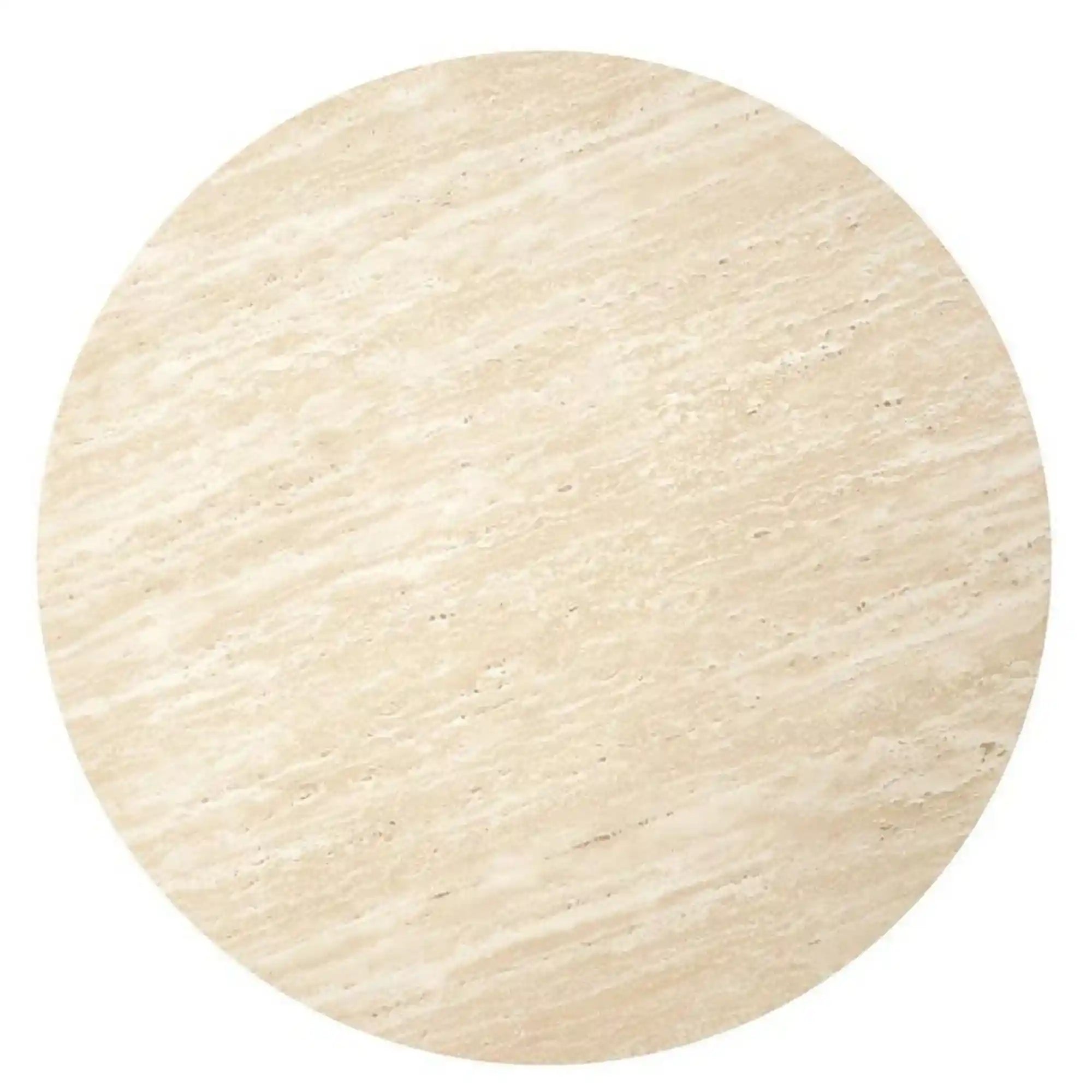 Set 2 masute cafea piatra HOUSTON OCN-37191, alb