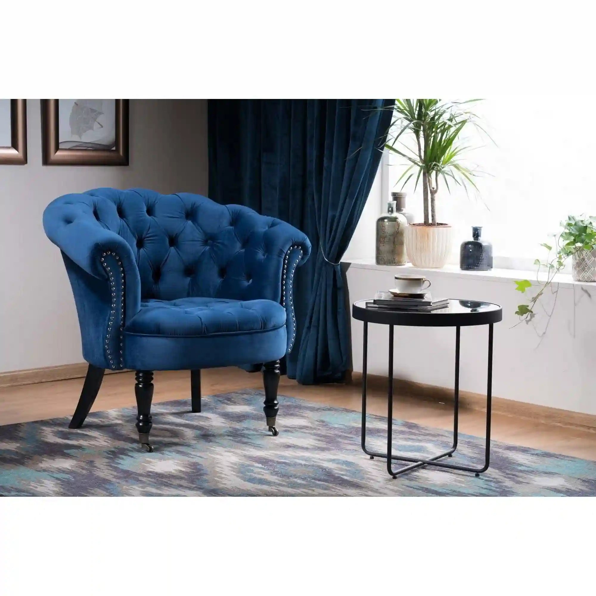 Set 2 masute DETROIT OCN-39162, negru